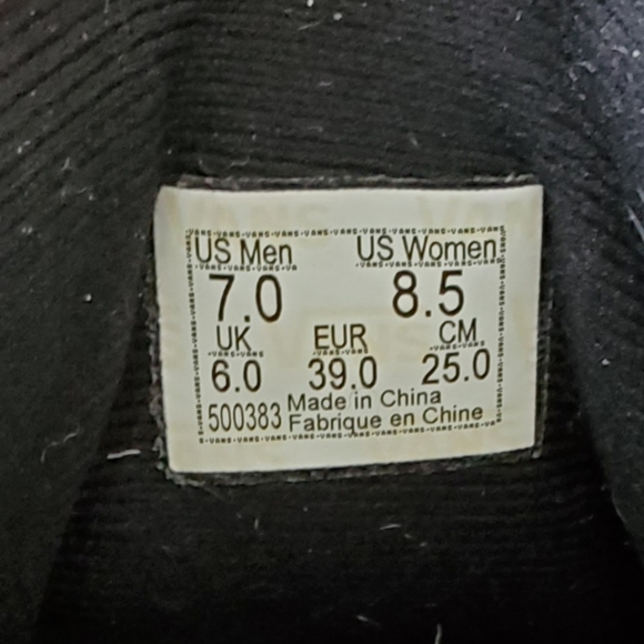 Vans Ultrarange Hi DL Black/White Suede, Women's 8.5/Men's 7, EUC - Picture 7 of 7